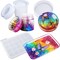LET'S RESIN Resin Mold Silicone Kit with Resin Rolling Tray Mold, Ashtray Resin Jar Mold with Lid for Casting Resin,Epoxy Resin,DIY Storage Container